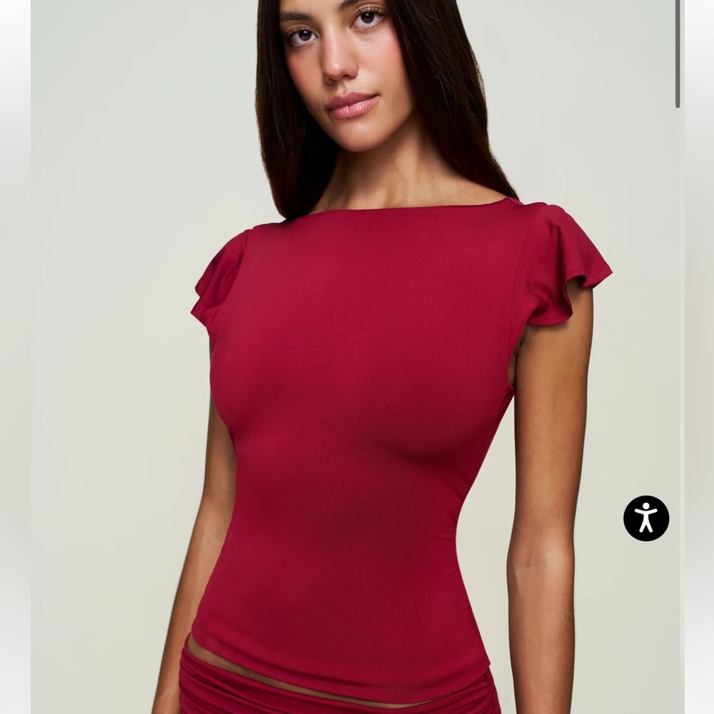NWT Guizio Soffiano Top